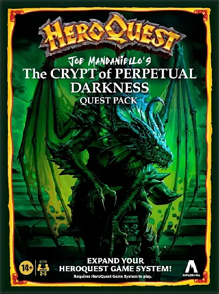 HEROQUEST CRYPT OF PERPETUAL DARKNESS QUEST PACK EXPANSION - EN